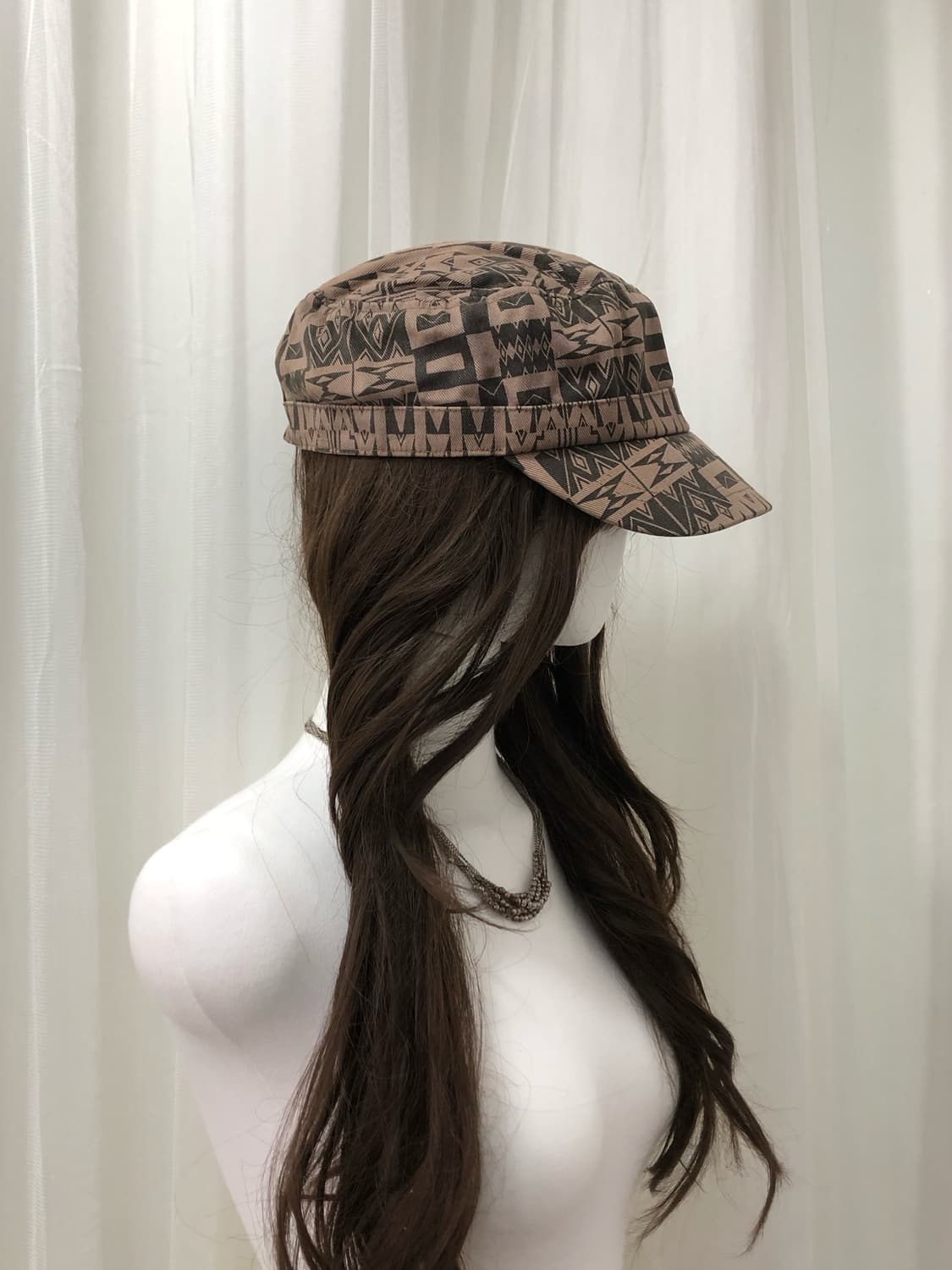 JILLSTUART patterned logo patch ball cap 상품이미지4