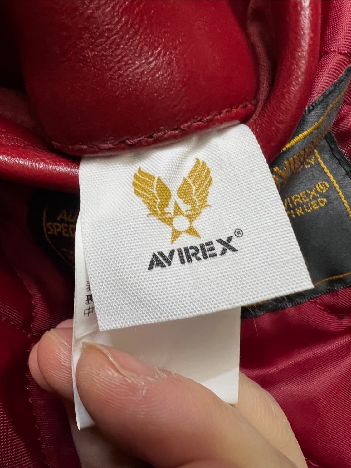 아비렉스 아이콘 가죽자켓 상품이미지7