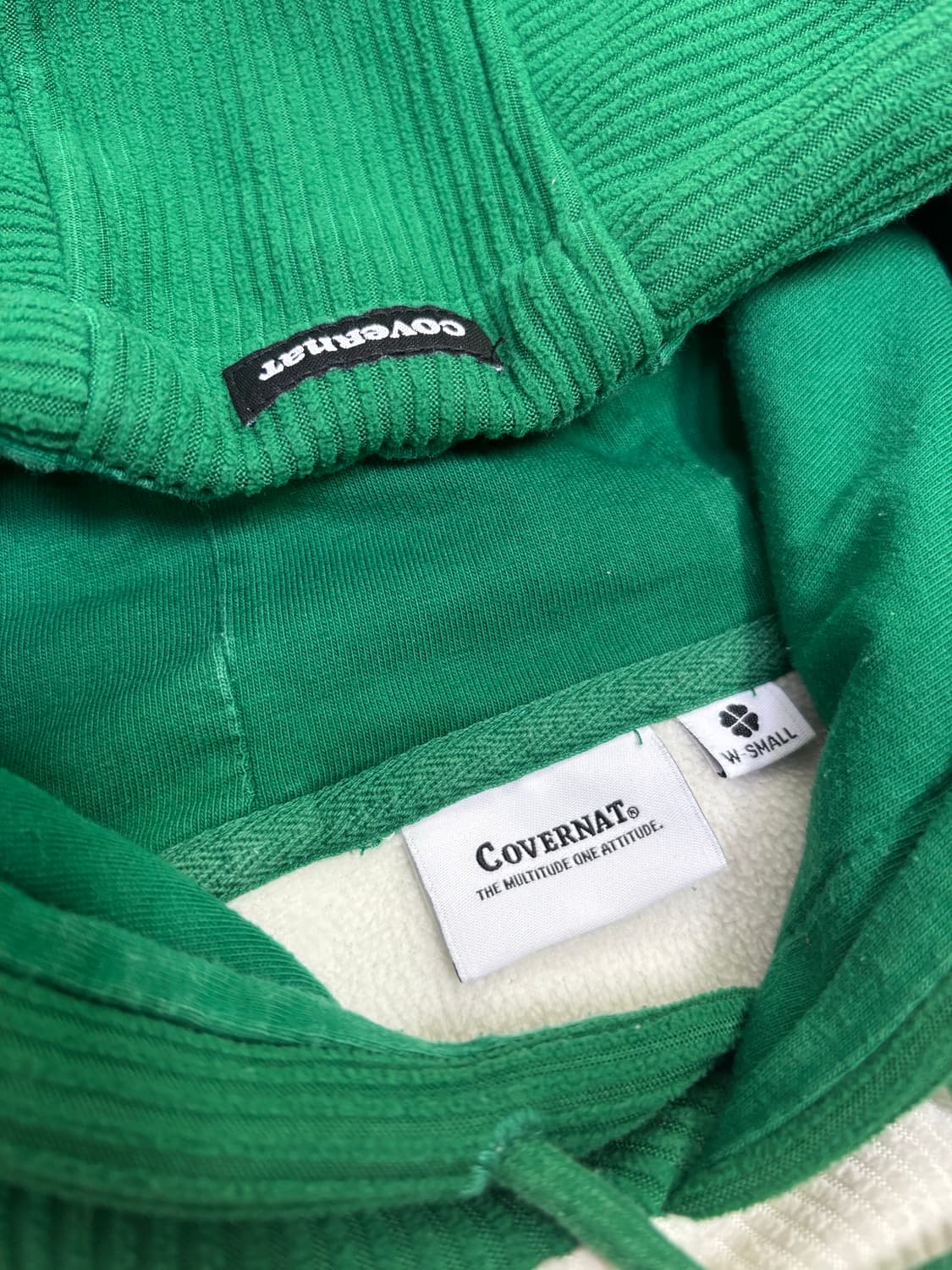 커버낫 컬러블록 크롭 후드 상품이미지6