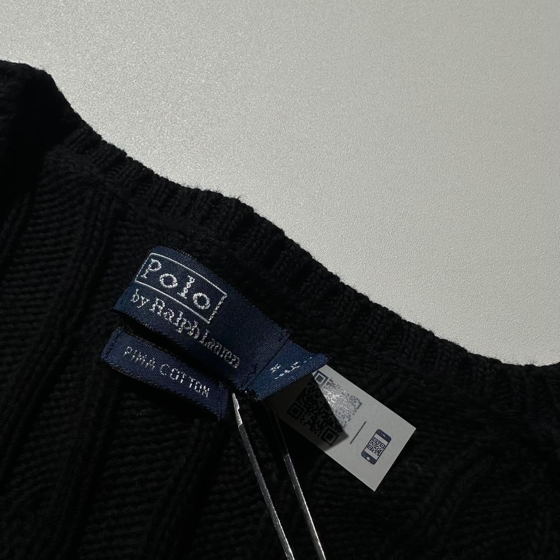 폴로 랄프로렌 케이블 V넥 니트 (신형QR) 상품이미지5