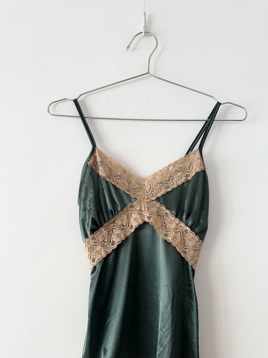 Green lace tube slip 상품이미지2
