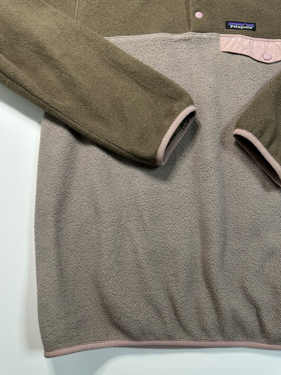 파타고니아 신칠라 플리스 브라운 핑크 상품이미지4