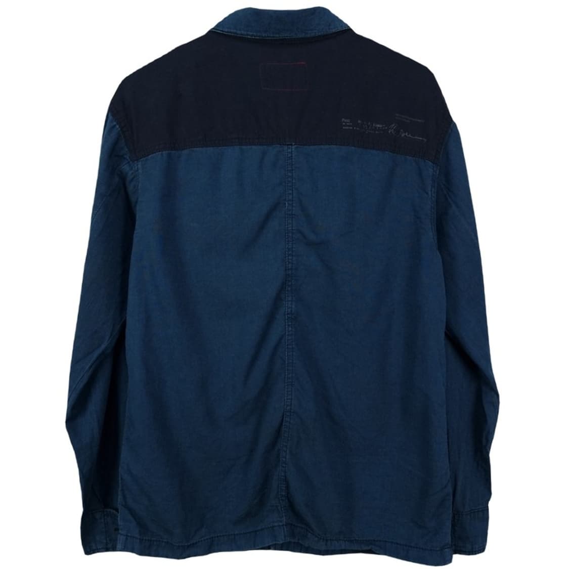 [버커루] 빈티지 워시드 밀리터리 셔츠 네이비 M19501 상품이미지3