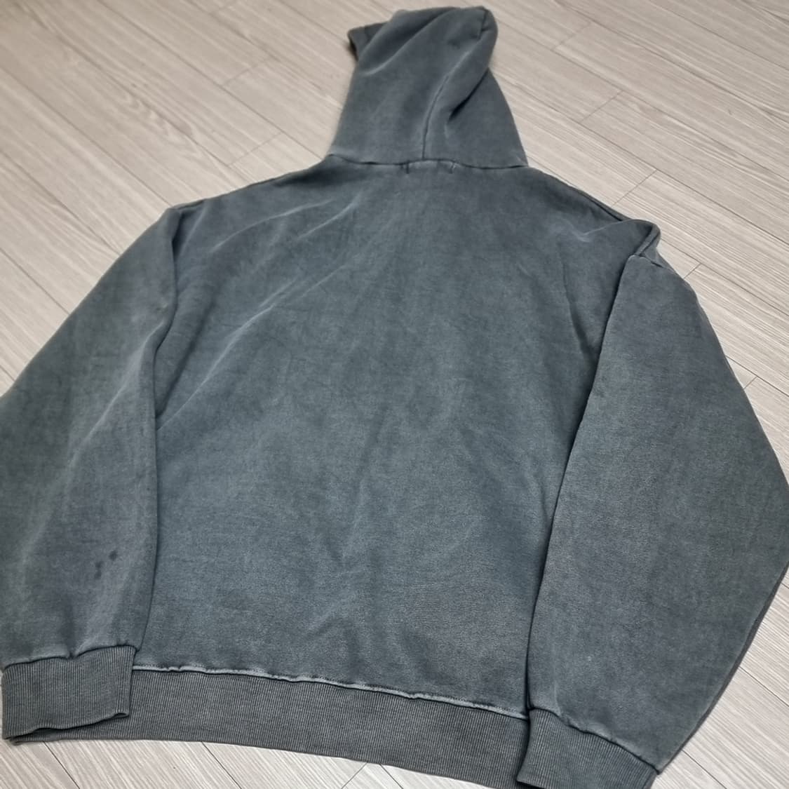 빈티지 메탈리카 해골 프린팅 후드티 그레이(free) 상품이미지6