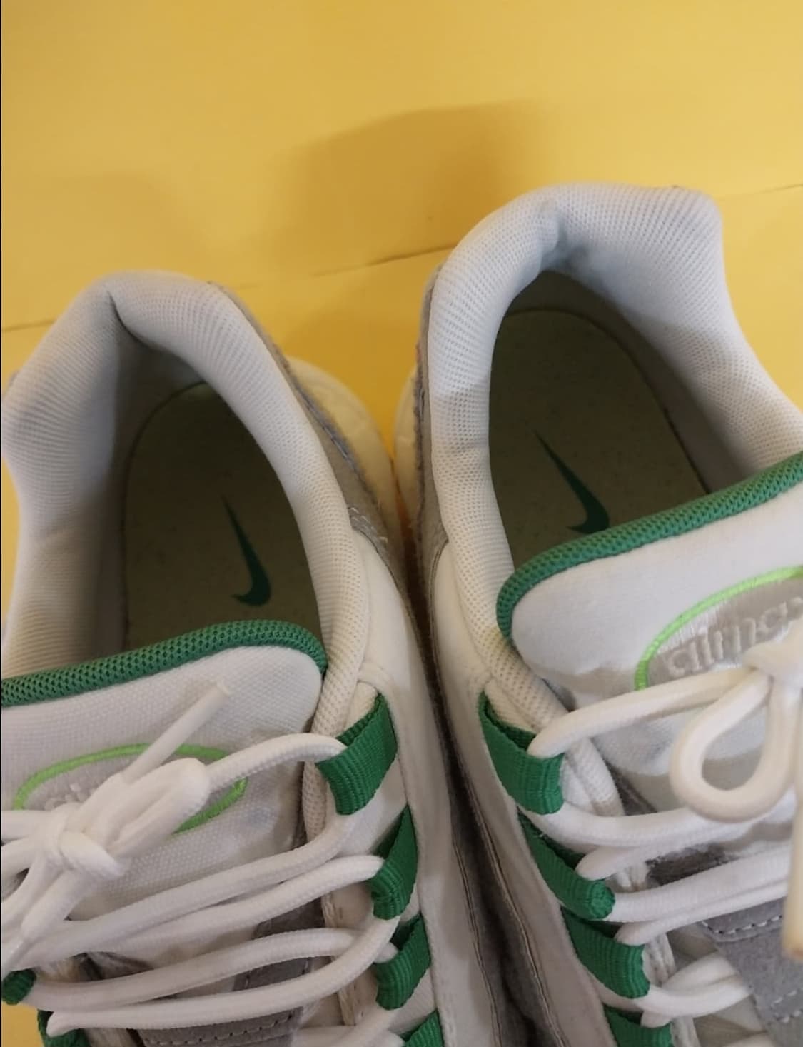 남성 나이키 에어맥스 95 화이트 클래식 운동화 (285) 상품이미지5