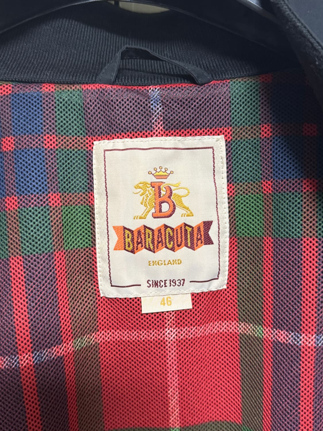 Baracuta G9 clicker jacket 사이즈 46 상품이미지3