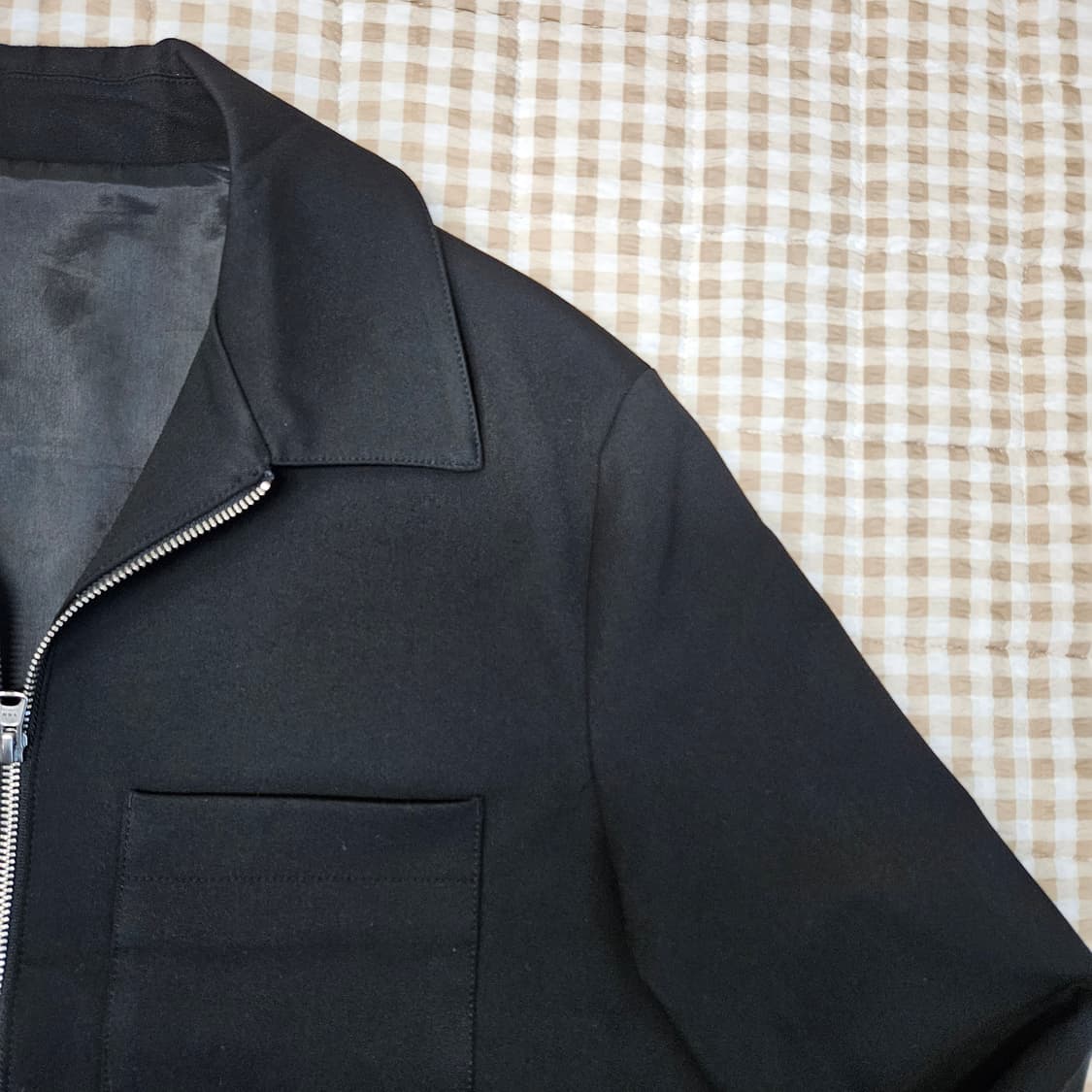 무신사 릴렉스핏 미니멀 자켓 남자100 상품이미지4