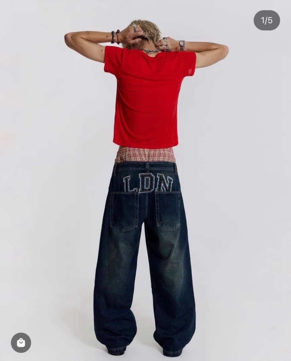 Jaded london 제이디드 런던 데님 팬츠 상품이미지1