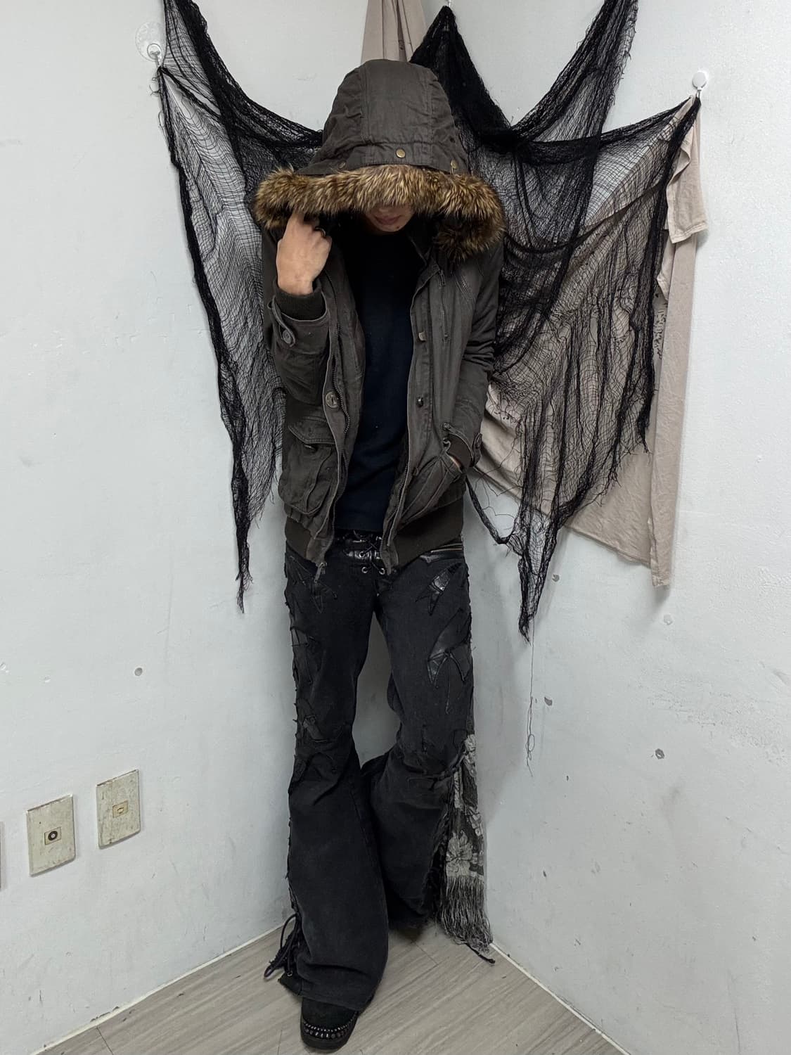 [In the Attic] Grunge mood Fur Jacket 상품이미지3