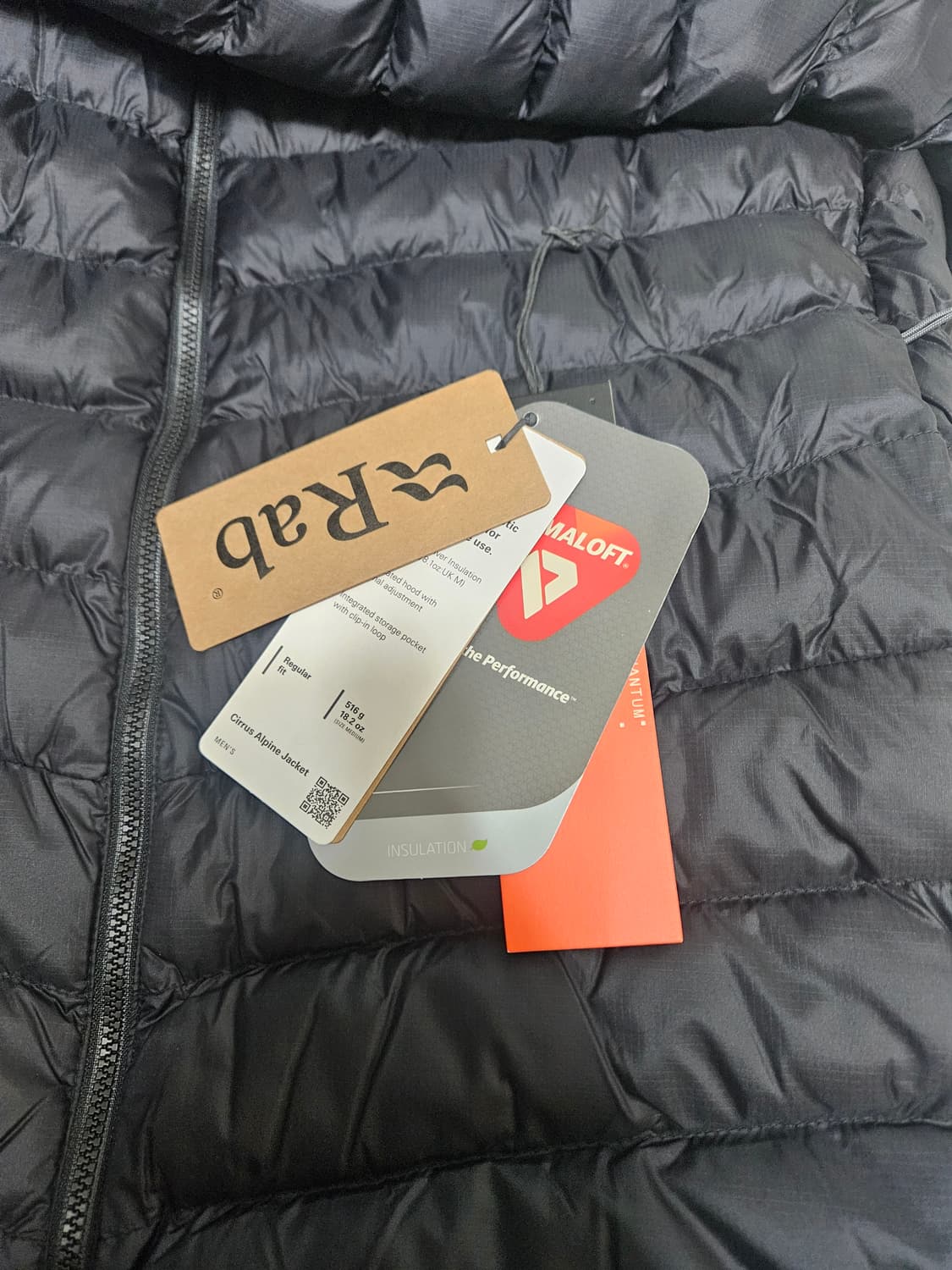 랩 씨러스 알파인 자켓 블랙 팝니다. 상품이미지10