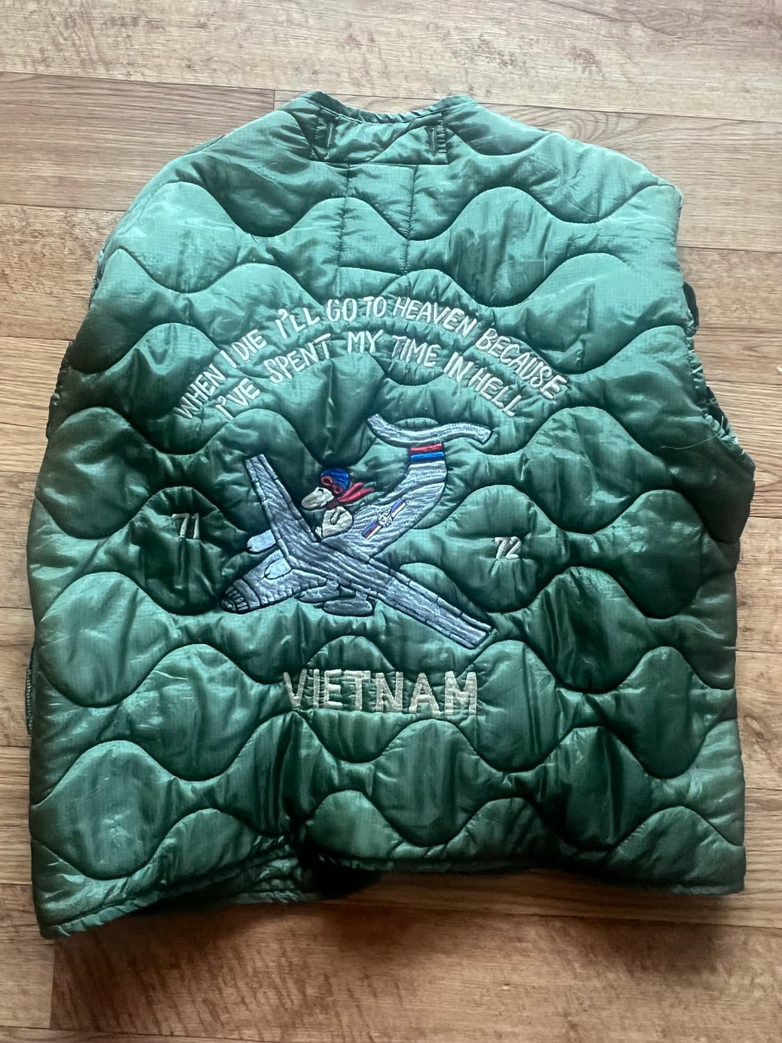 빈티지 자수 야상 내피 상품이미지2