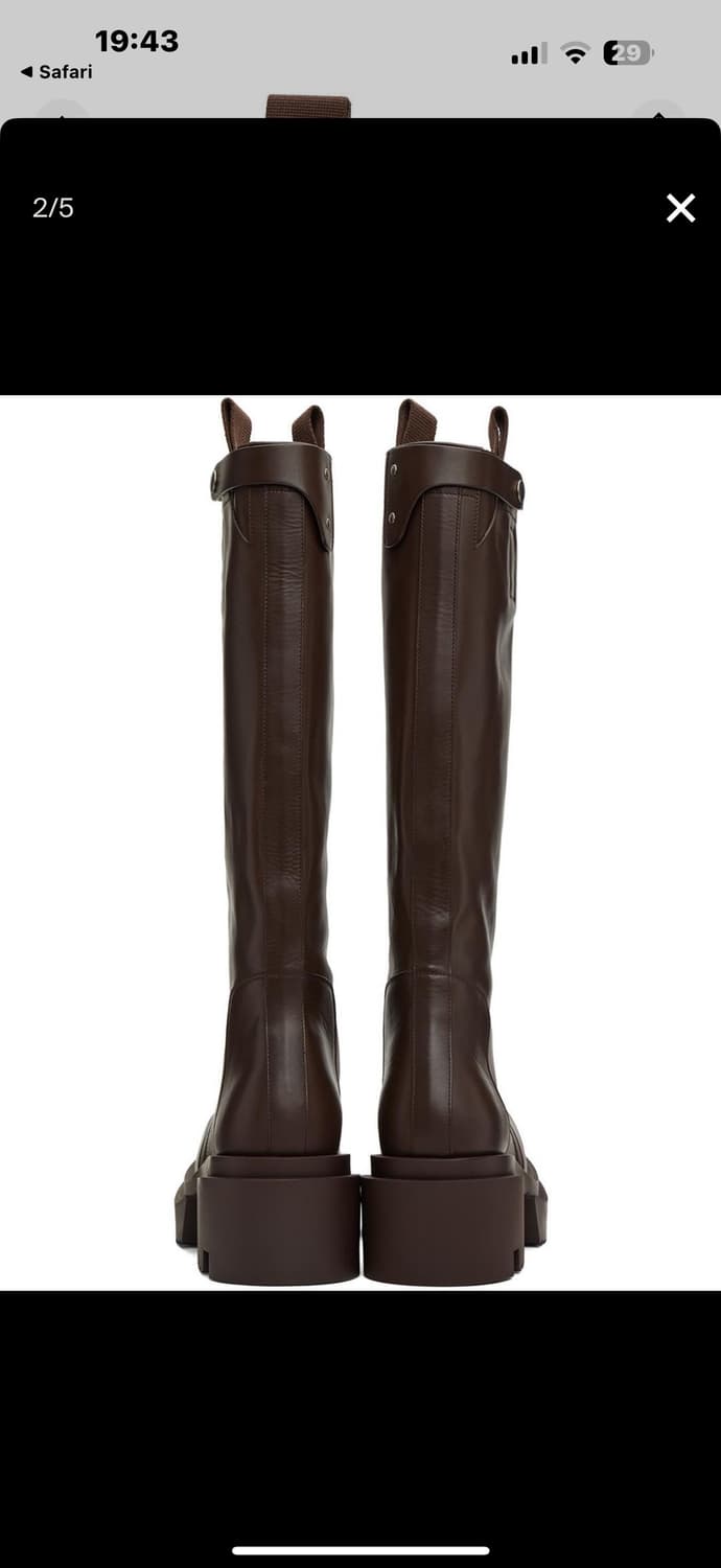 Ss2025 갈색 부츠 37 “pull on Bogun” boots  상품이미지4