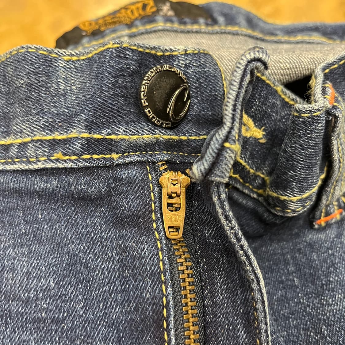 [정품/38] 클라우드72 빈티지 워싱 데님 청바지 b15 상품이미지5