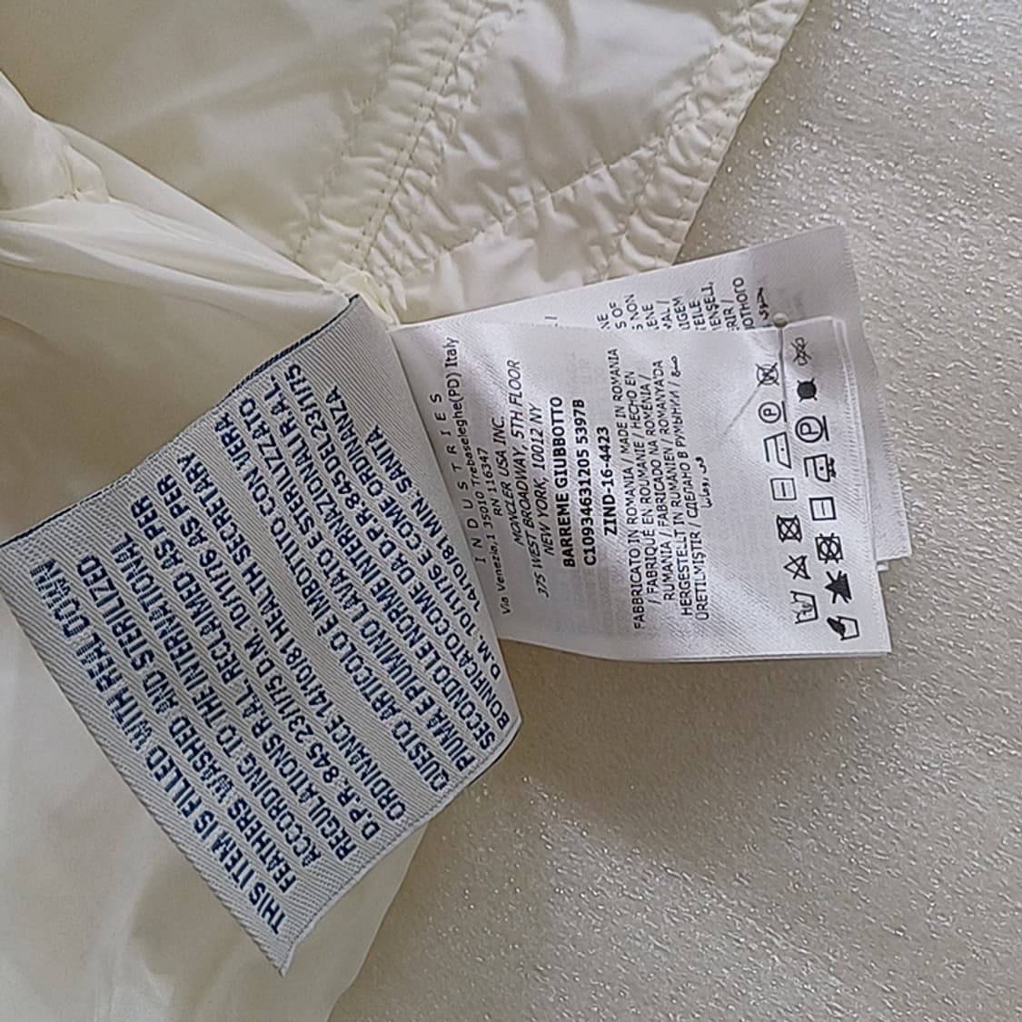 정품 몽클레어 간절기 구스 다운 패딩 여성 3 거의새것 사랑봉봉 상품이미지8