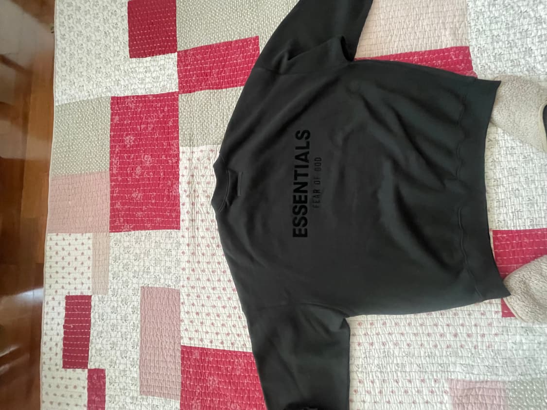 피오갓 에센셜 맨투맨 XL 코어컬렉션 블랙 상품이미지2