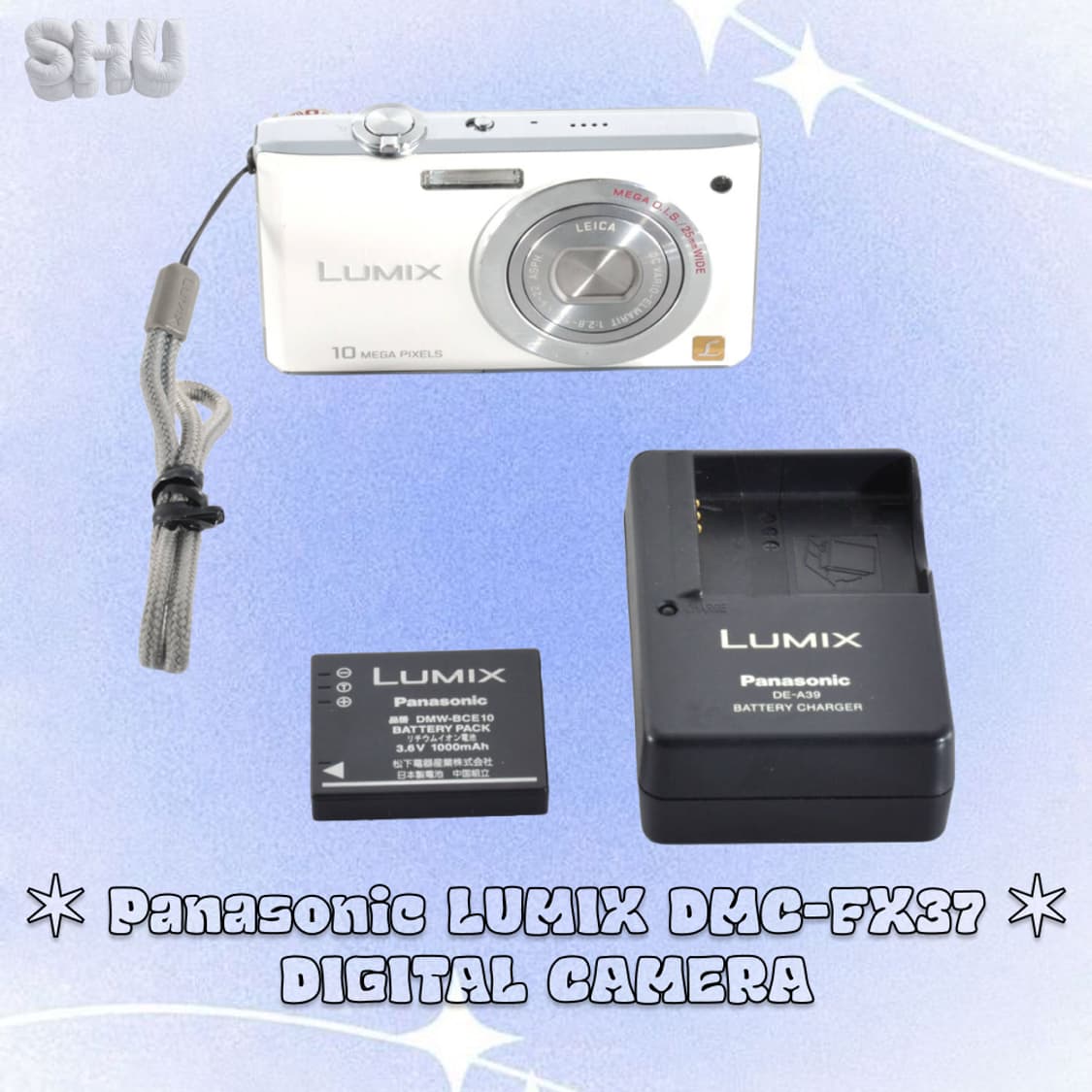 파나소닉 루믹스 DMC-FX37 빈티지 디카 디지털 카메라 화이트 상품이미지2