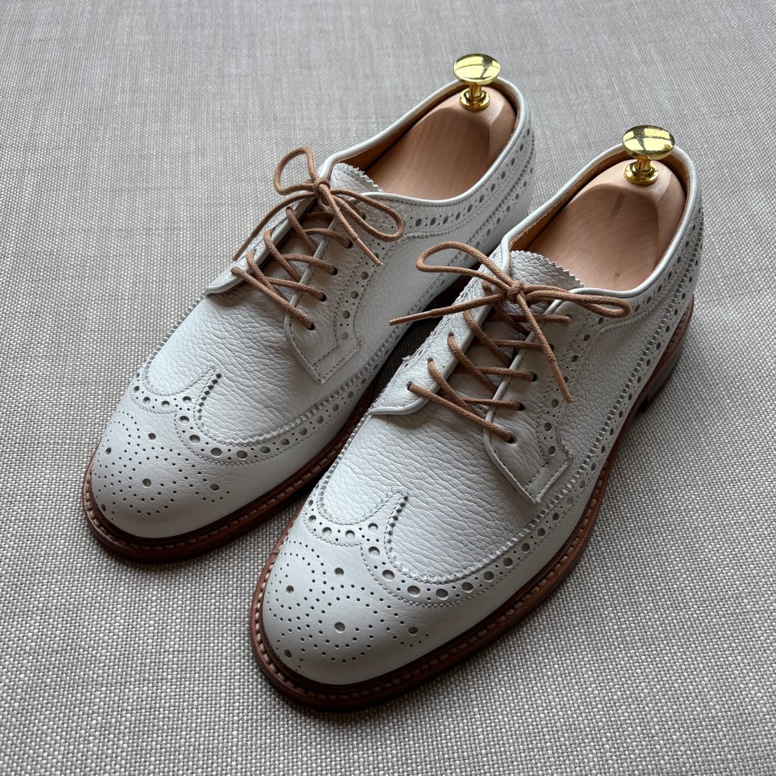 [UK7] Berwick 4794 화이트 그레인 브로그 윙팁 상품이미지1