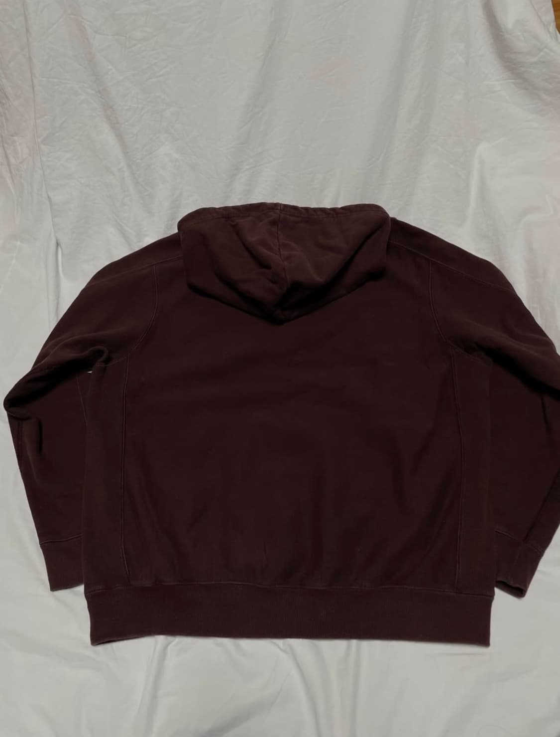 어웨이크 뉴욕 브라운 리버스위브 후드 상품이미지4