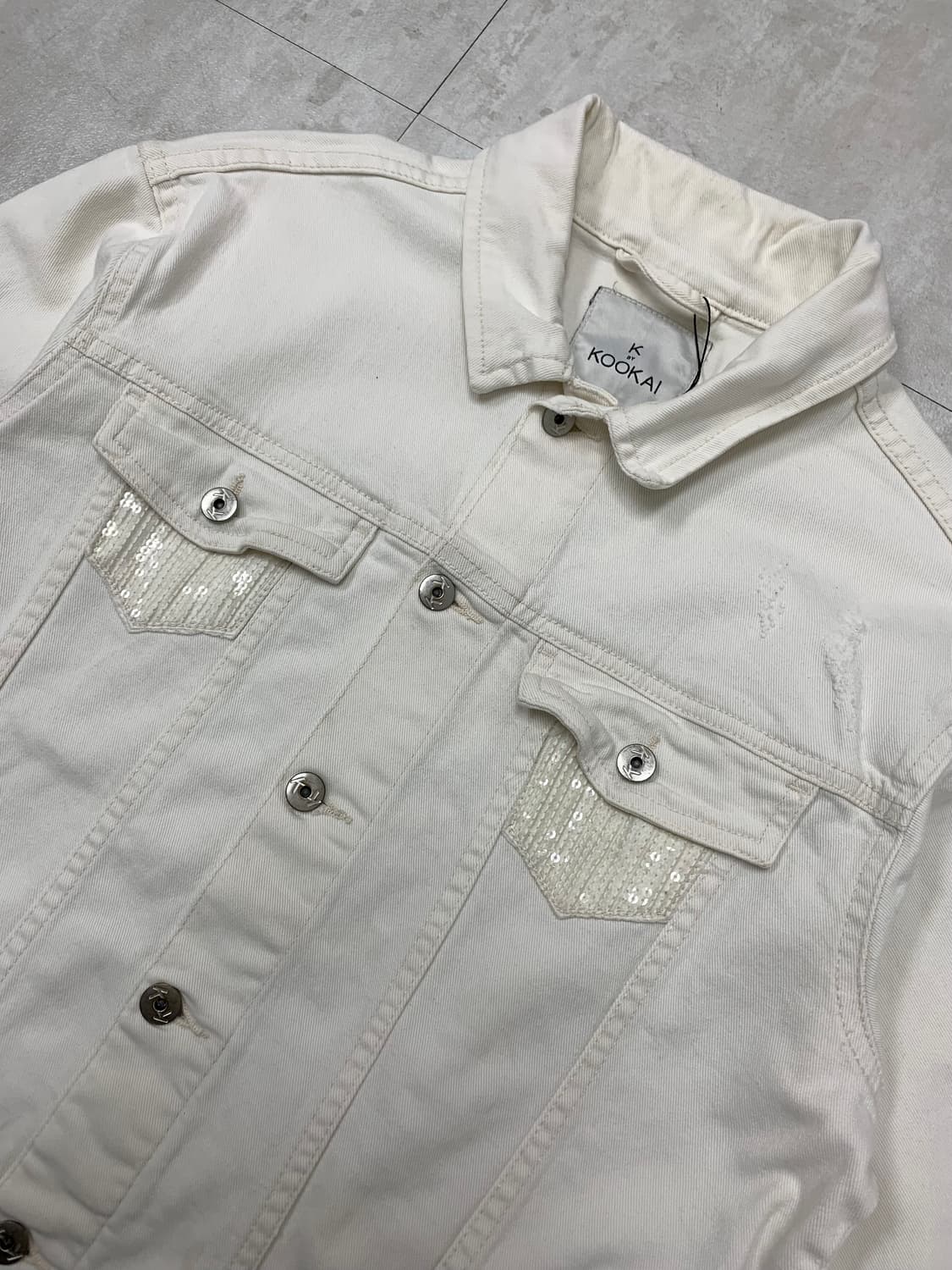 kookai 화이트 데님자켓#753 상품이미지3