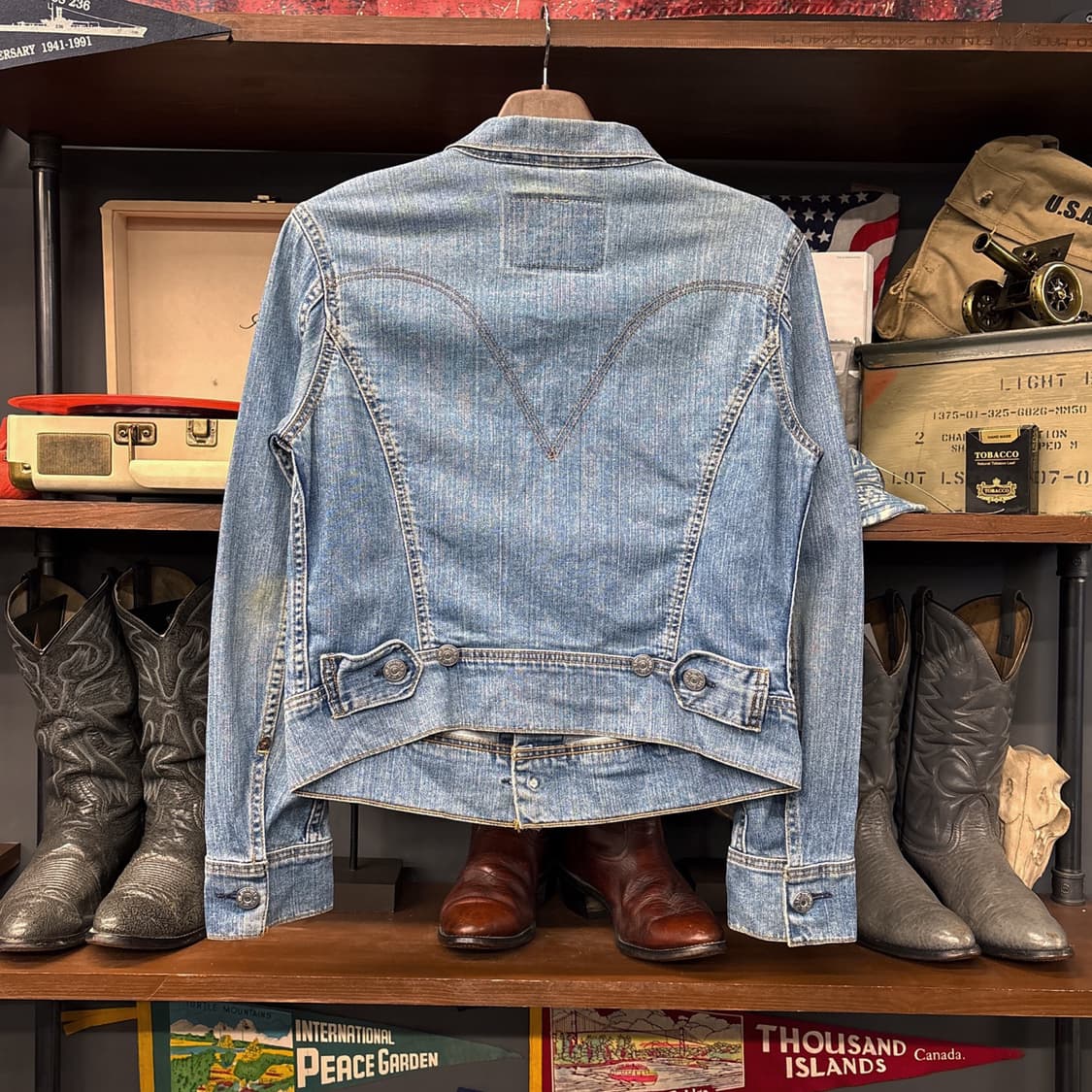 리바이스 블랭크탭 웨스턴 요크컷 데님셔츠 자켓 N1059 상품이미지2