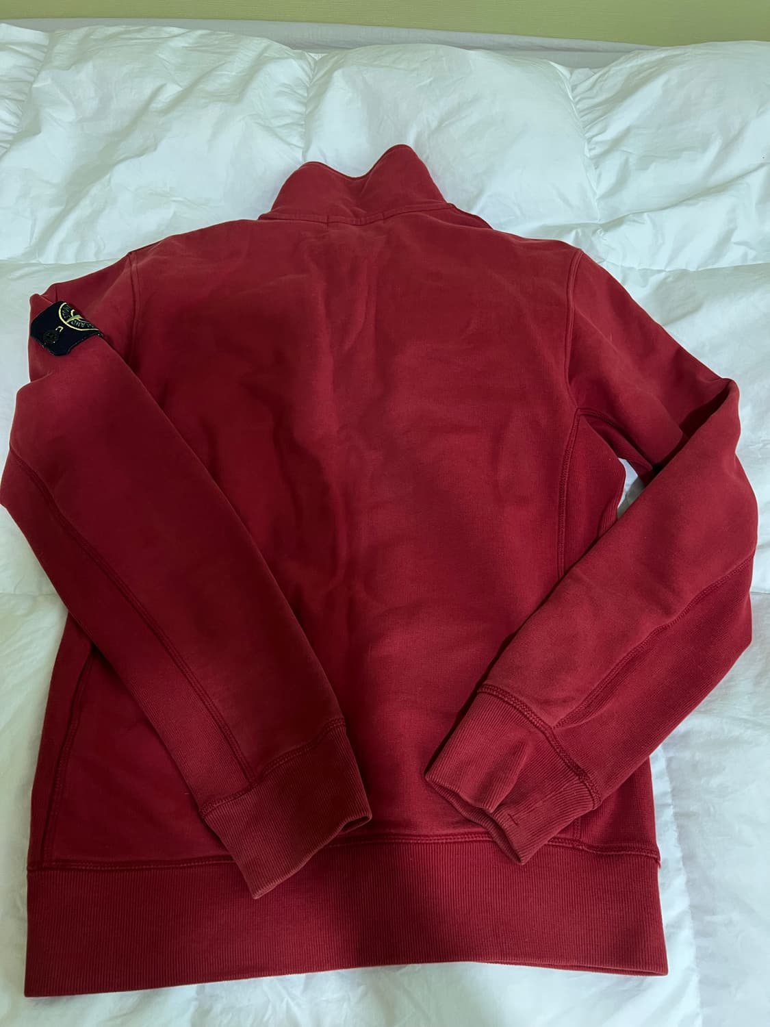 (정품) 스톤아일랜드 하이넥 버튼다운 하프집업 스웨트 셔츠 상품이미지8