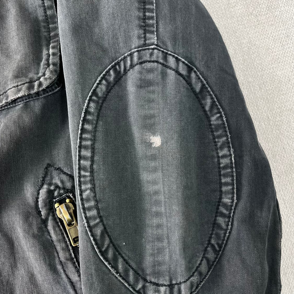 105 90s 말보루클래식 챠콜 데님 셔츠자켓 상품이미지4