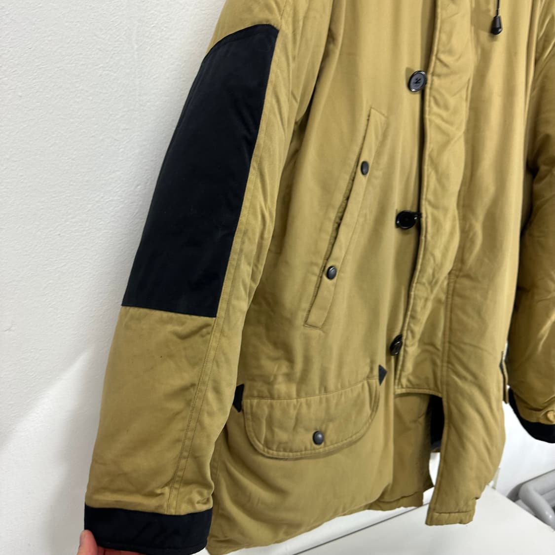 L 폴로 진스 베이지카키 N3B 야상 패딩 상품이미지2