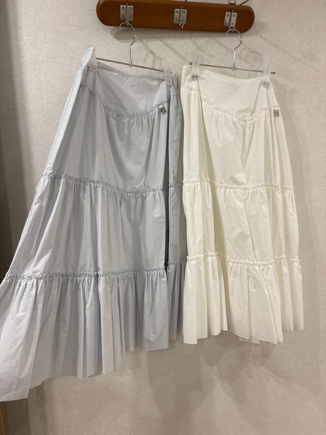 글로니 로데오 러플 스커트 베이비블루, 화이트 상품이미지4