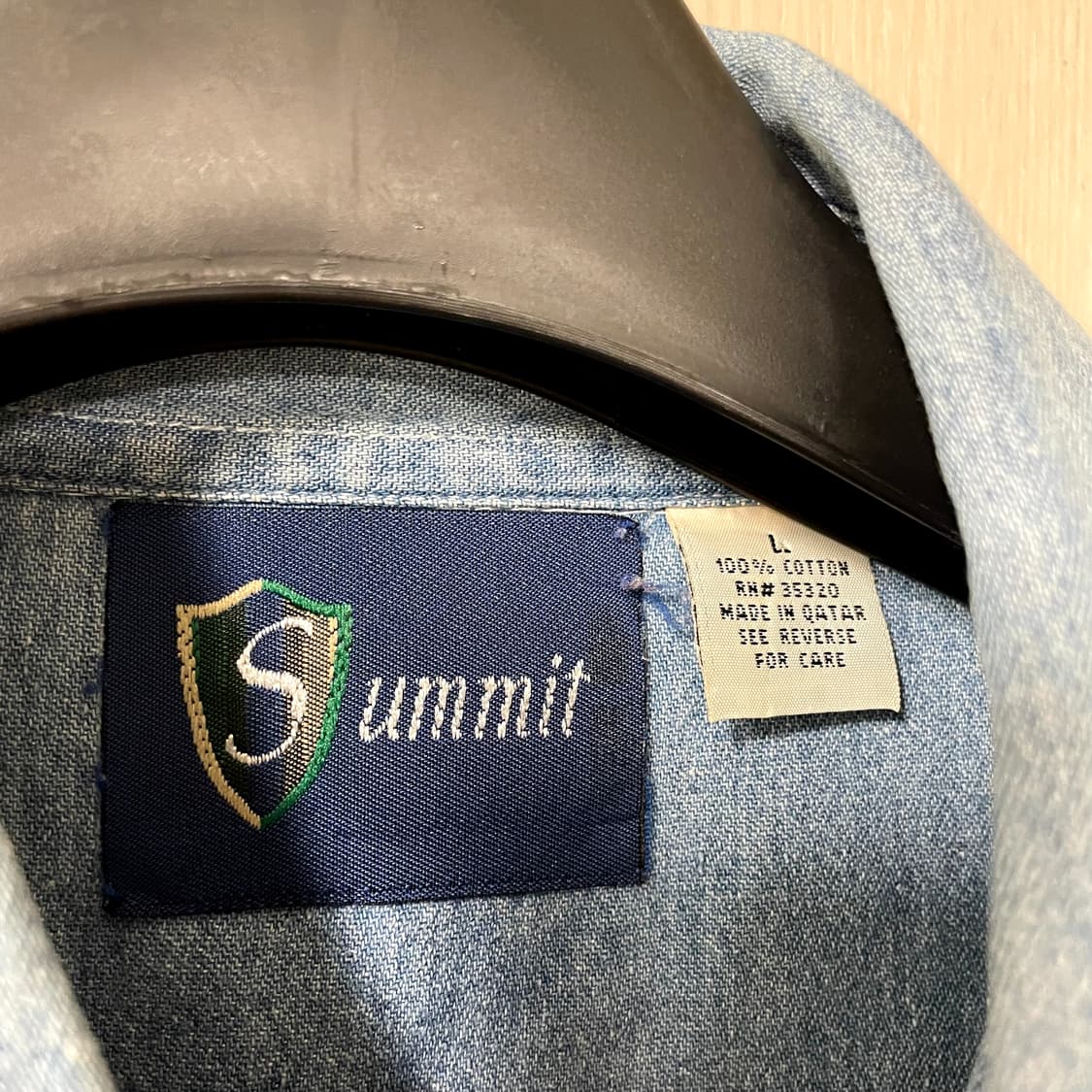 루니툰/ 빈티지 아플리케 데님 셔츠/ L 상품이미지9