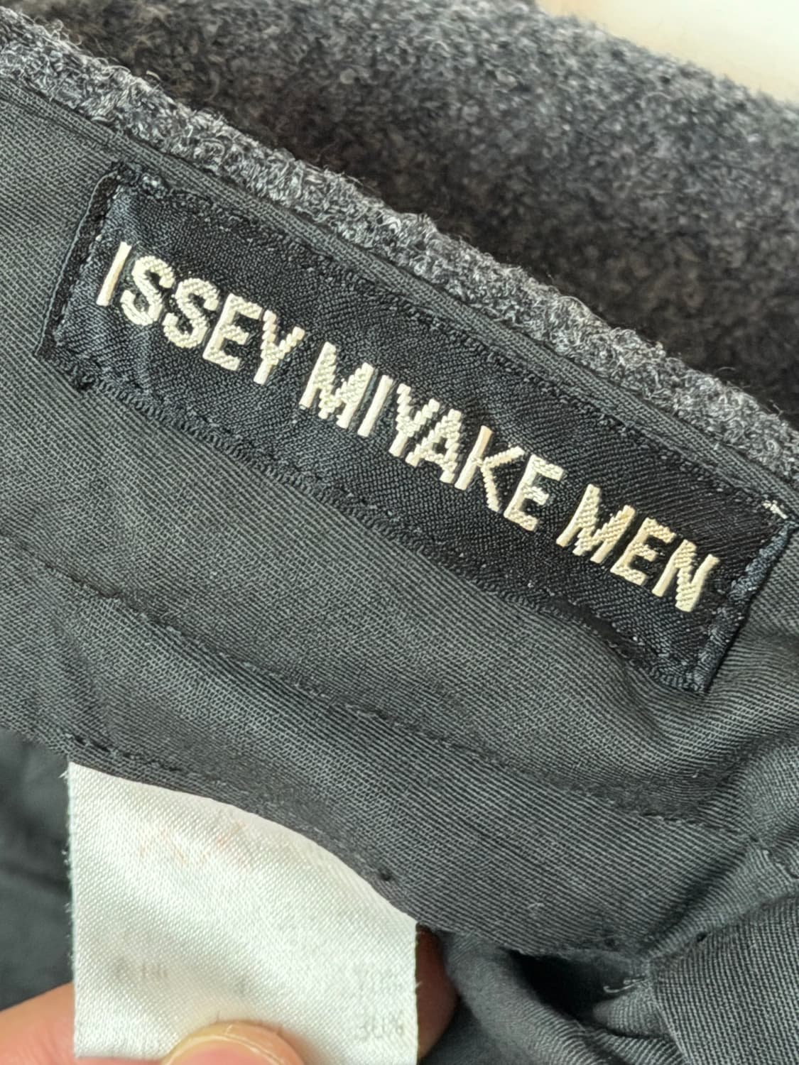00s 이세이 미야케 아카이브 울 와이드팬츠 그레이 상품이미지4