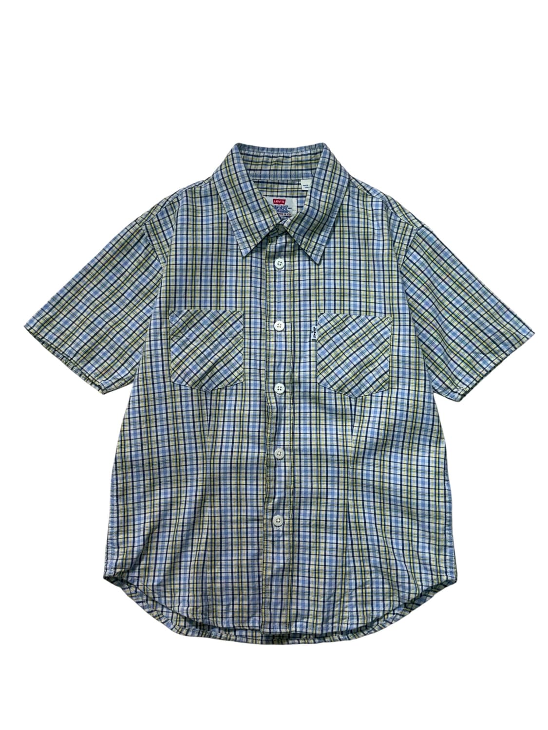 Levi's 리바이스 체크 반팔 셔츠 상품이미지1