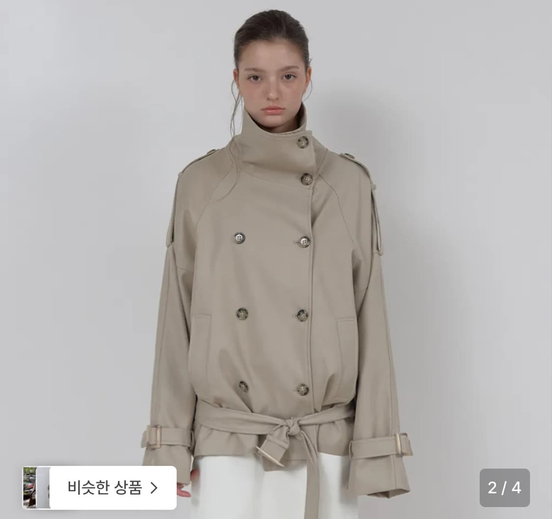 아수라 트렌치자켓 베이지 (택포) 상품이미지1