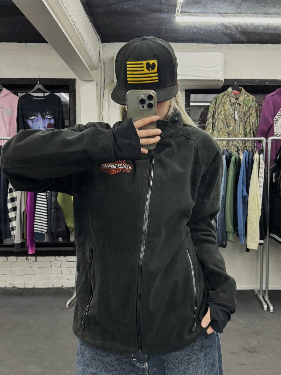 할리데이비슨 빅로고 플리스 자켓 상품이미지3