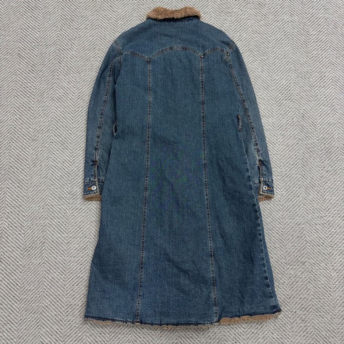 캐롤크리스찬포엘 세르파 데님 롱 자켓 v1683 상품이미지2