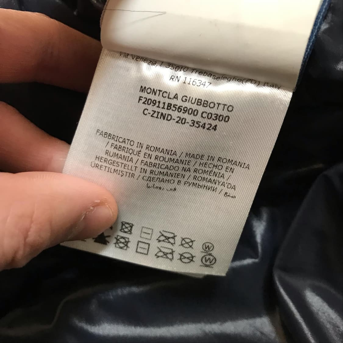 {클로젯}[3][백화점판]몽클레어 몽클라 숏 다운 패딩 자켓 상품이미지7