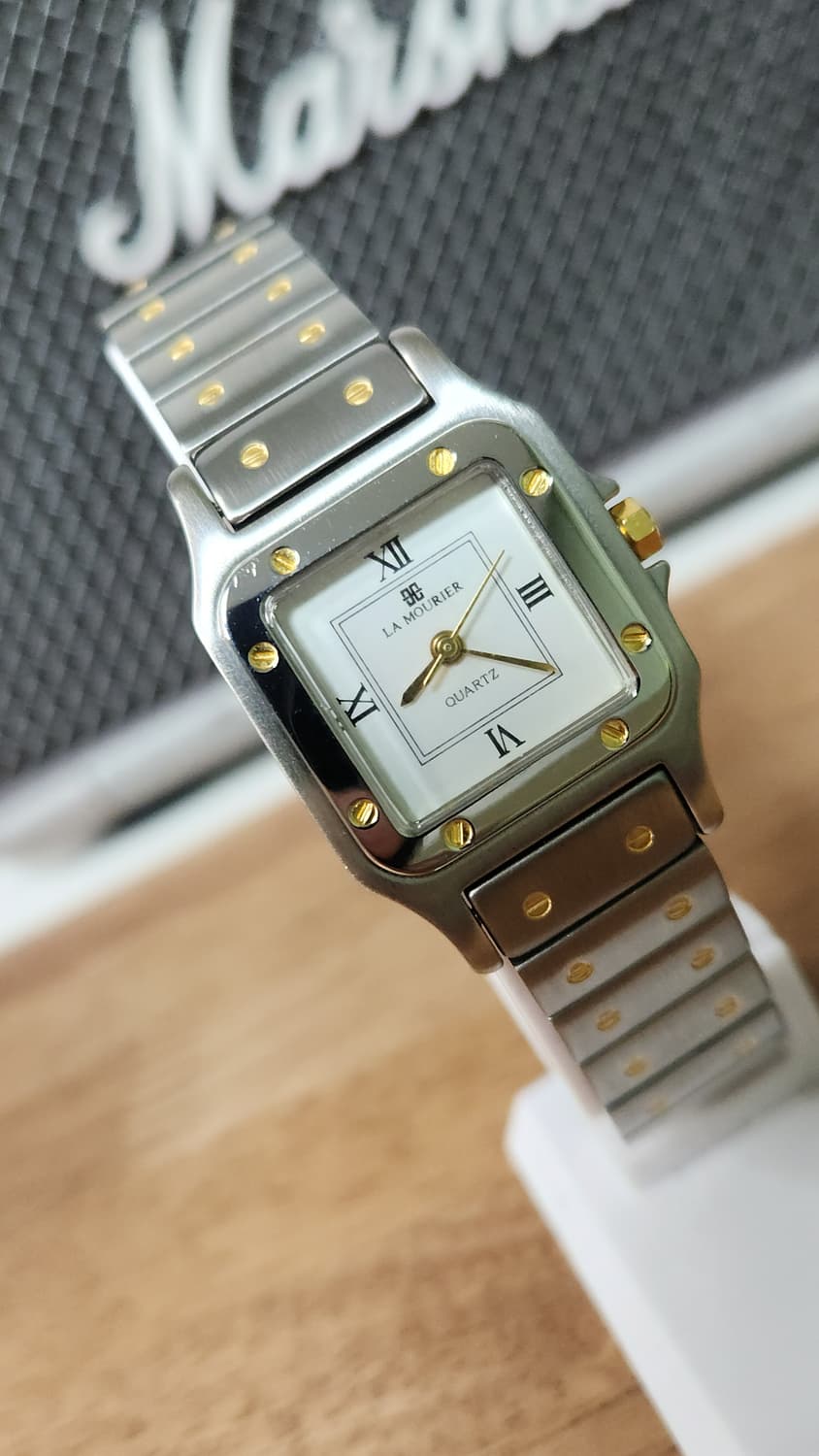 #LA MURIER 산토스 오마주 22k 골드 콤비 여성명품시계  급처 상품이미지3