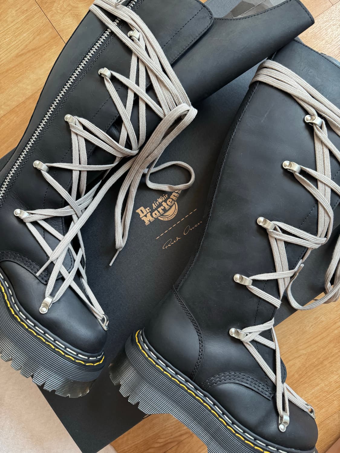 릭오웬스x닥터마틴 uk3 팝니당 (3번 신음) 상품이미지3