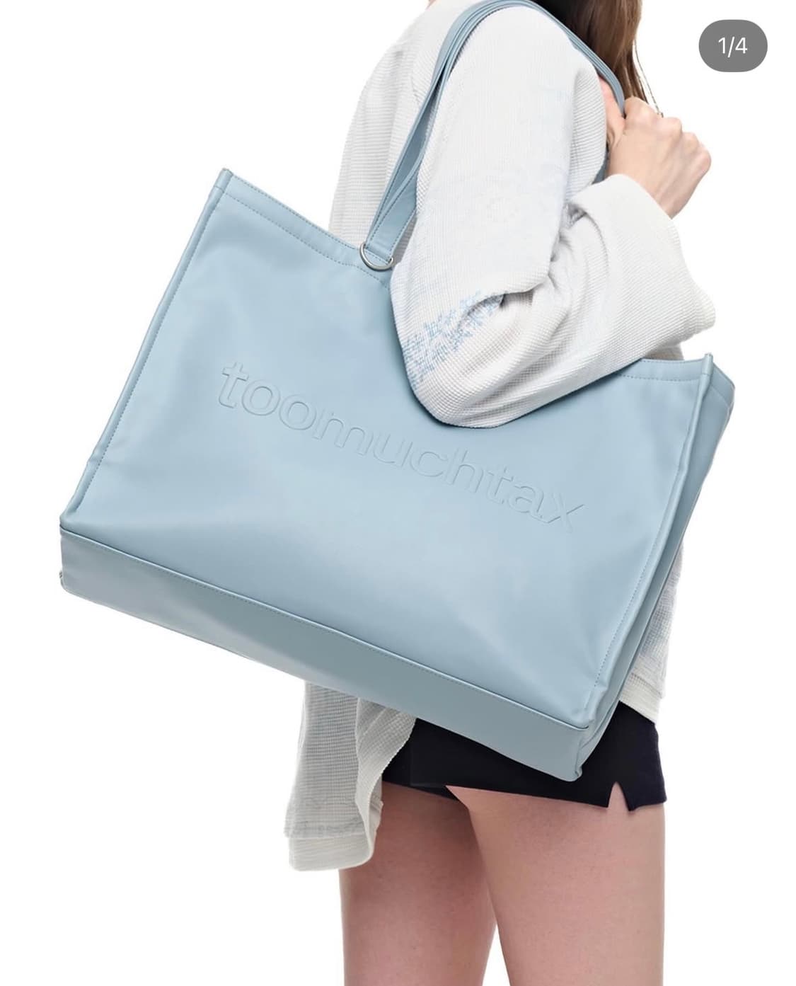 투머치택스 토트백 상품이미지2