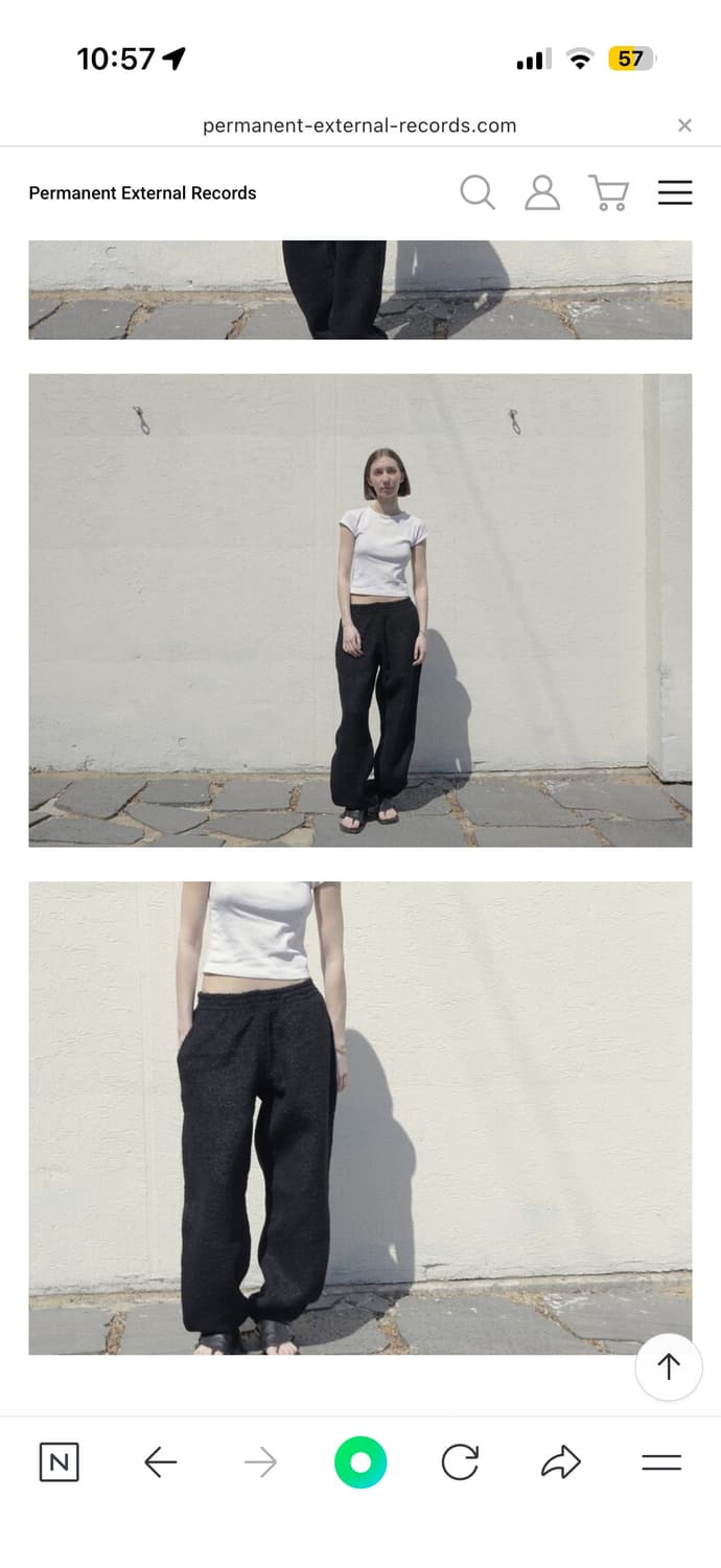 머듈 플레인 스웻 팬츠 상품이미지2