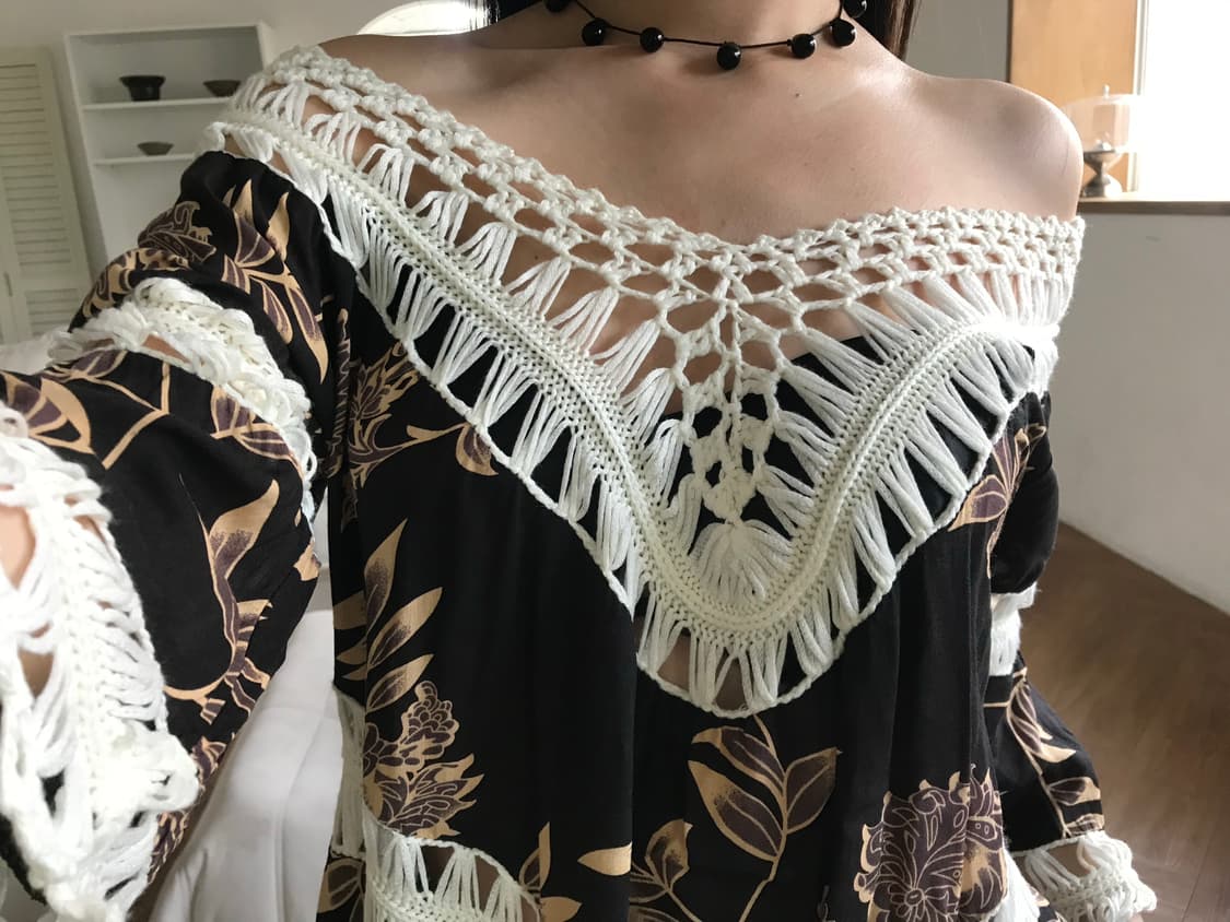 vintage crochet pattern top 상품이미지6