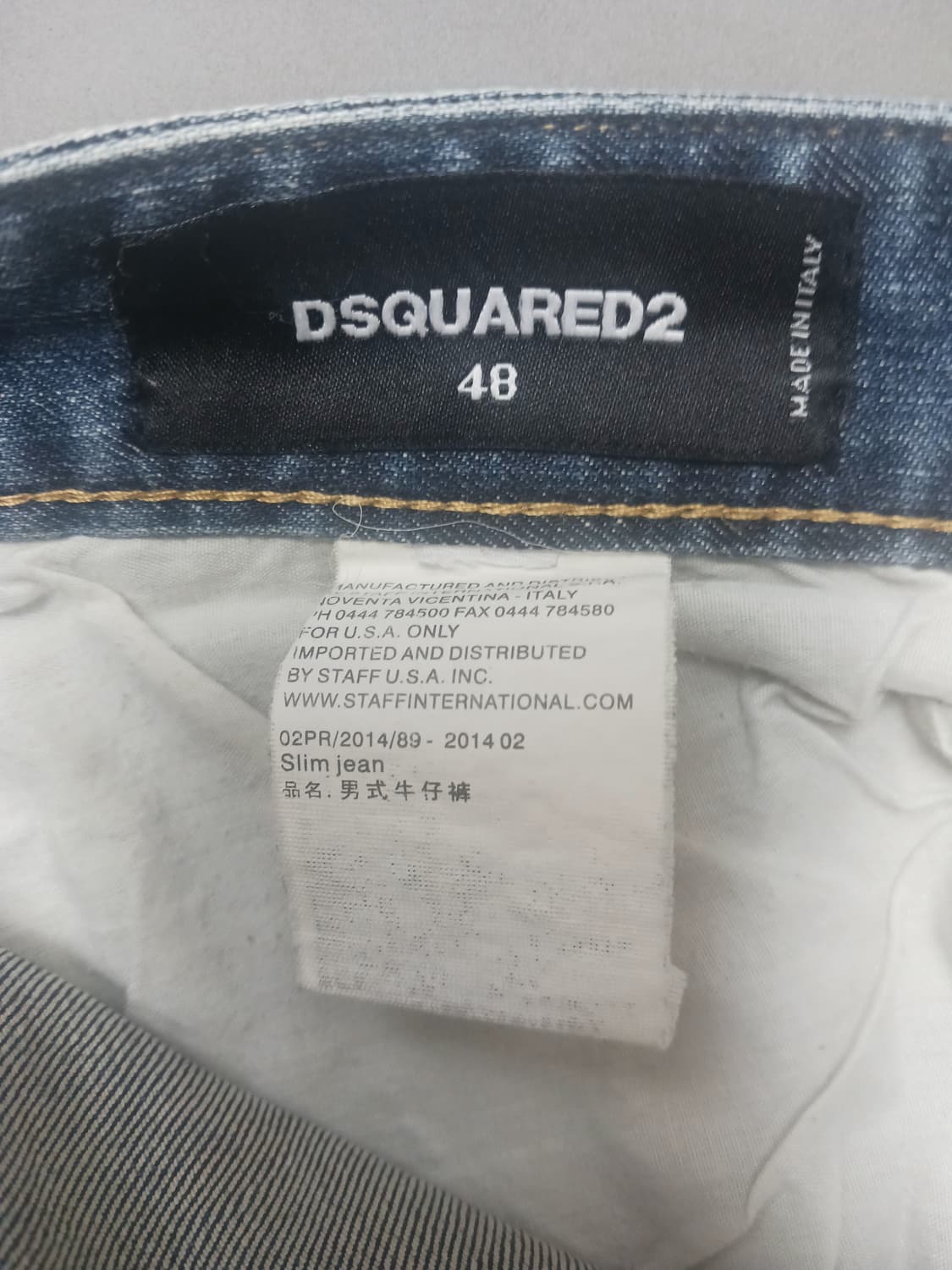 [32] 디스퀘어드2 더티페인트 슬림진 청바지 상품이미지10