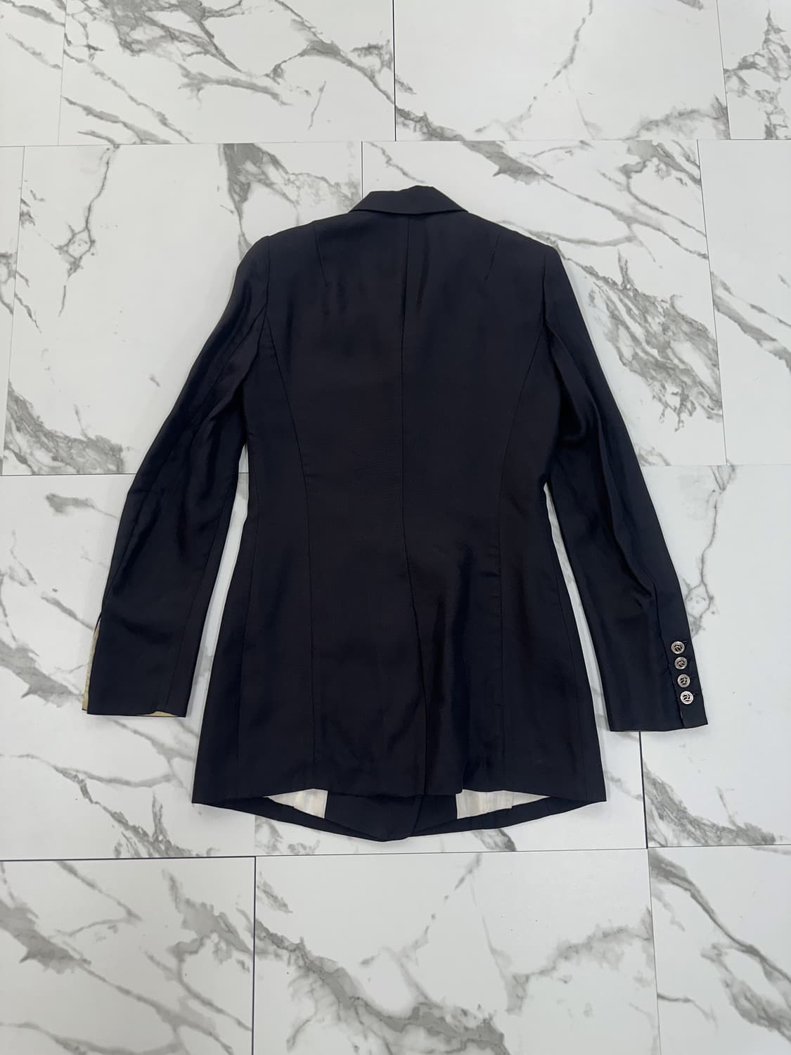 타임 네이비 더블 자켓 상품이미지2