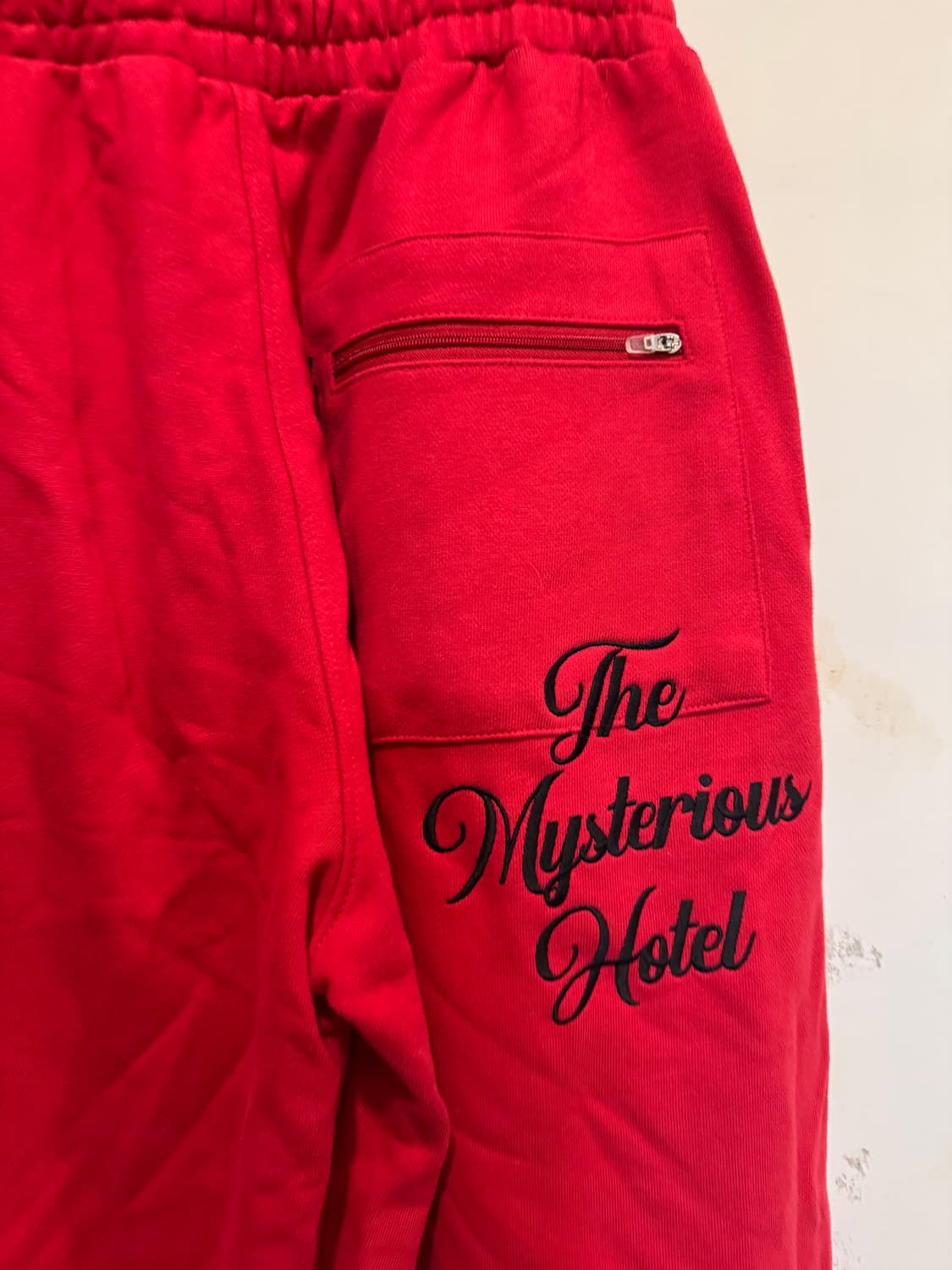 더미스테리어스호텔 체크 레이어드 스웻팬츠 상품이미지6