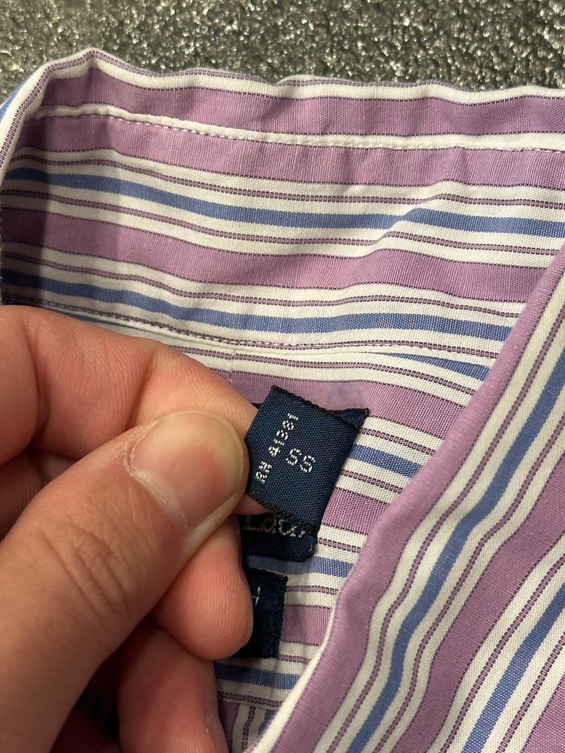 폴로 랄프로렌 스트라이프 셔츠 L 상품이미지5