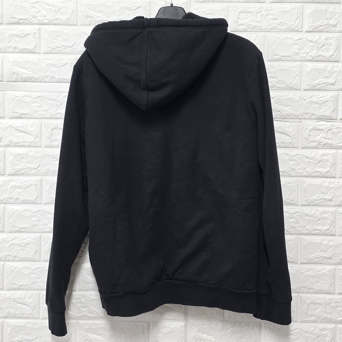 택포// NBA 후리스 후드집업 L 블랙 상품이미지4