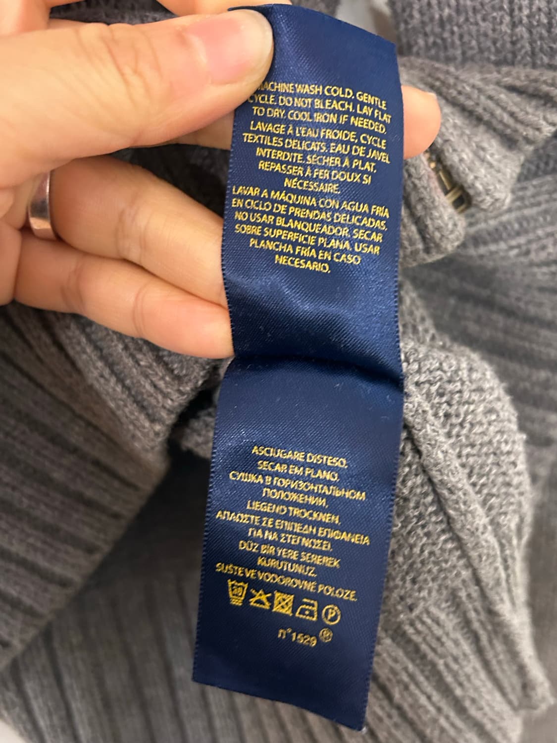 (정품) 폴로 랄프로렌 키즈 니트 집업 M 💙여성 S 추천💙 상품이미지4