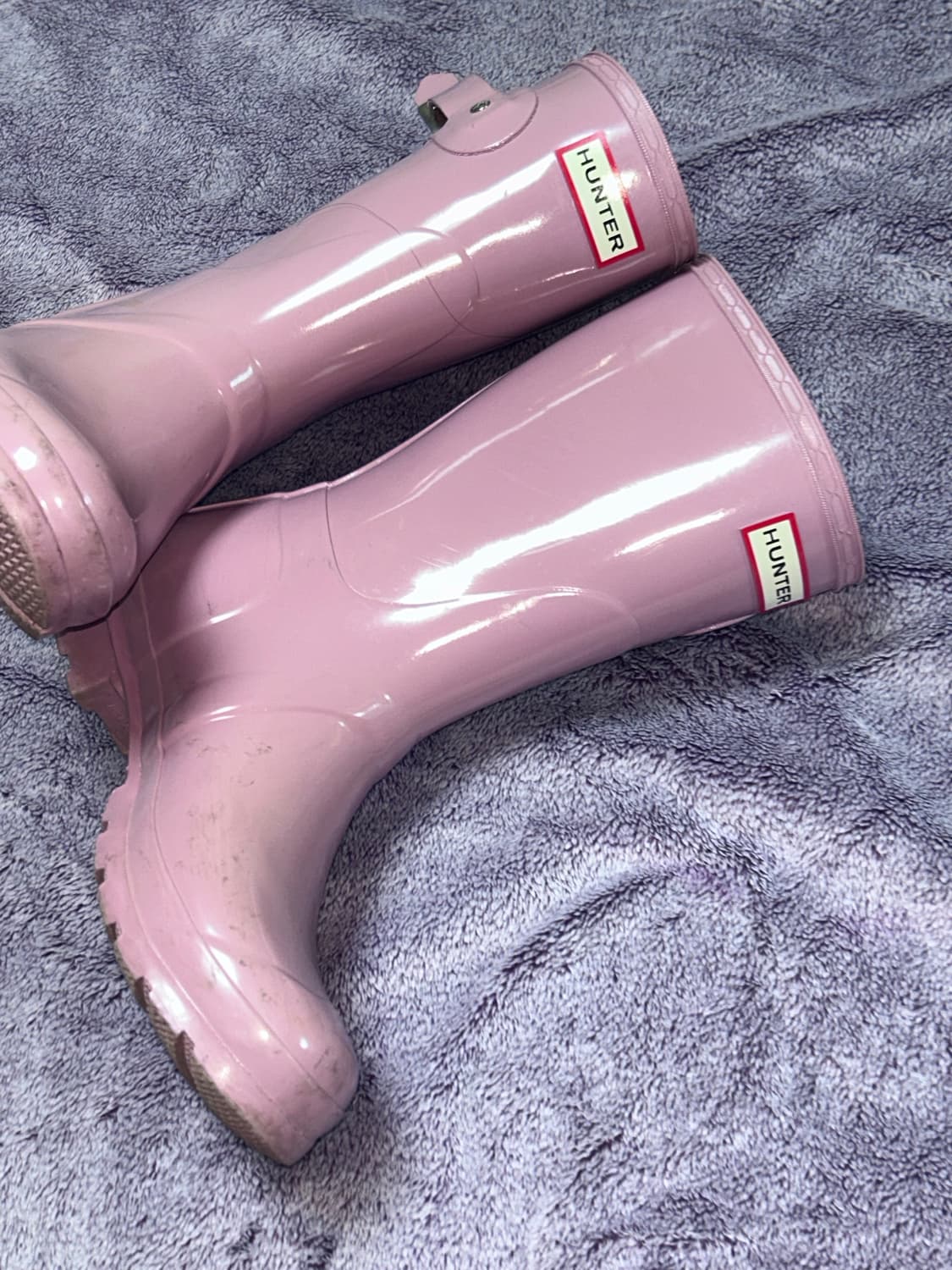 헌터 레인부츠 핑크 상품이미지5
