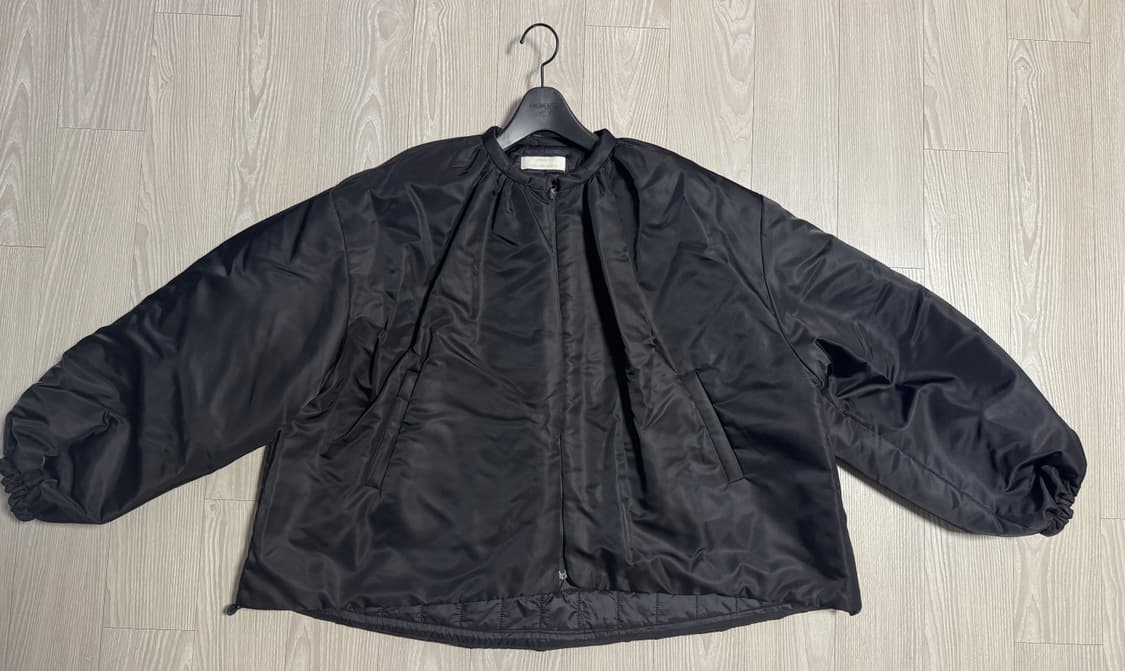 아모멘토 / 퀼티드 리버시블 패딩 점퍼 블랙 / S  상품이미지5