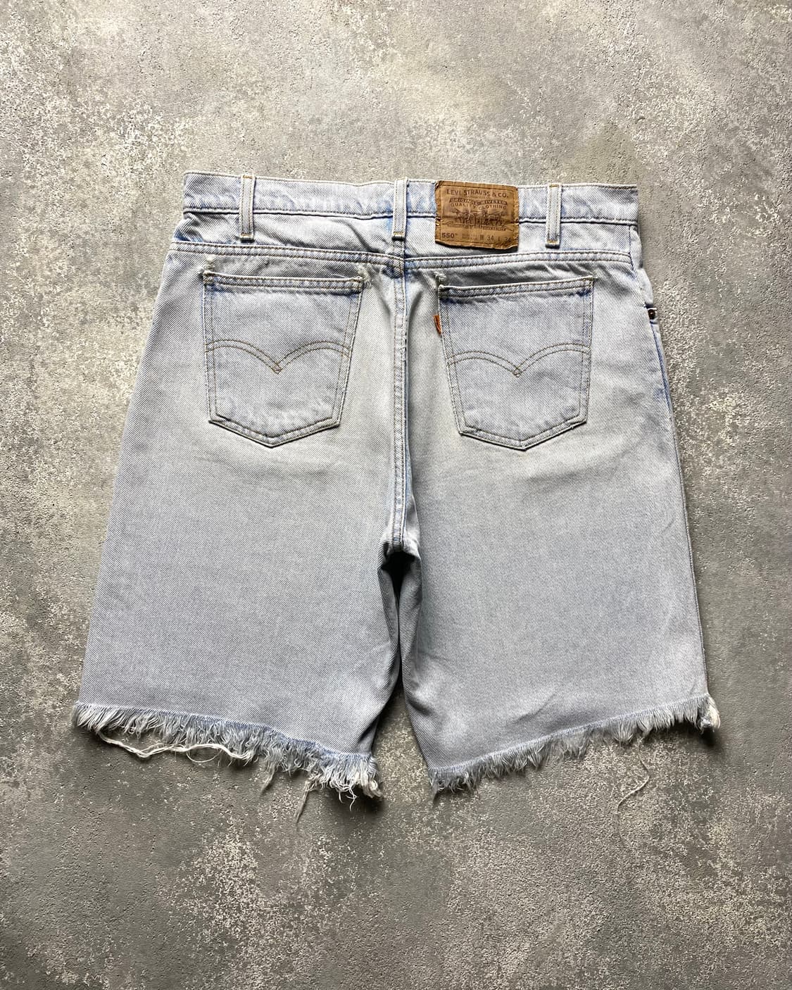 [32-33] 90s Levi's 550 리바이스 오렌지탭 데님 쇼츠 상품이미지1