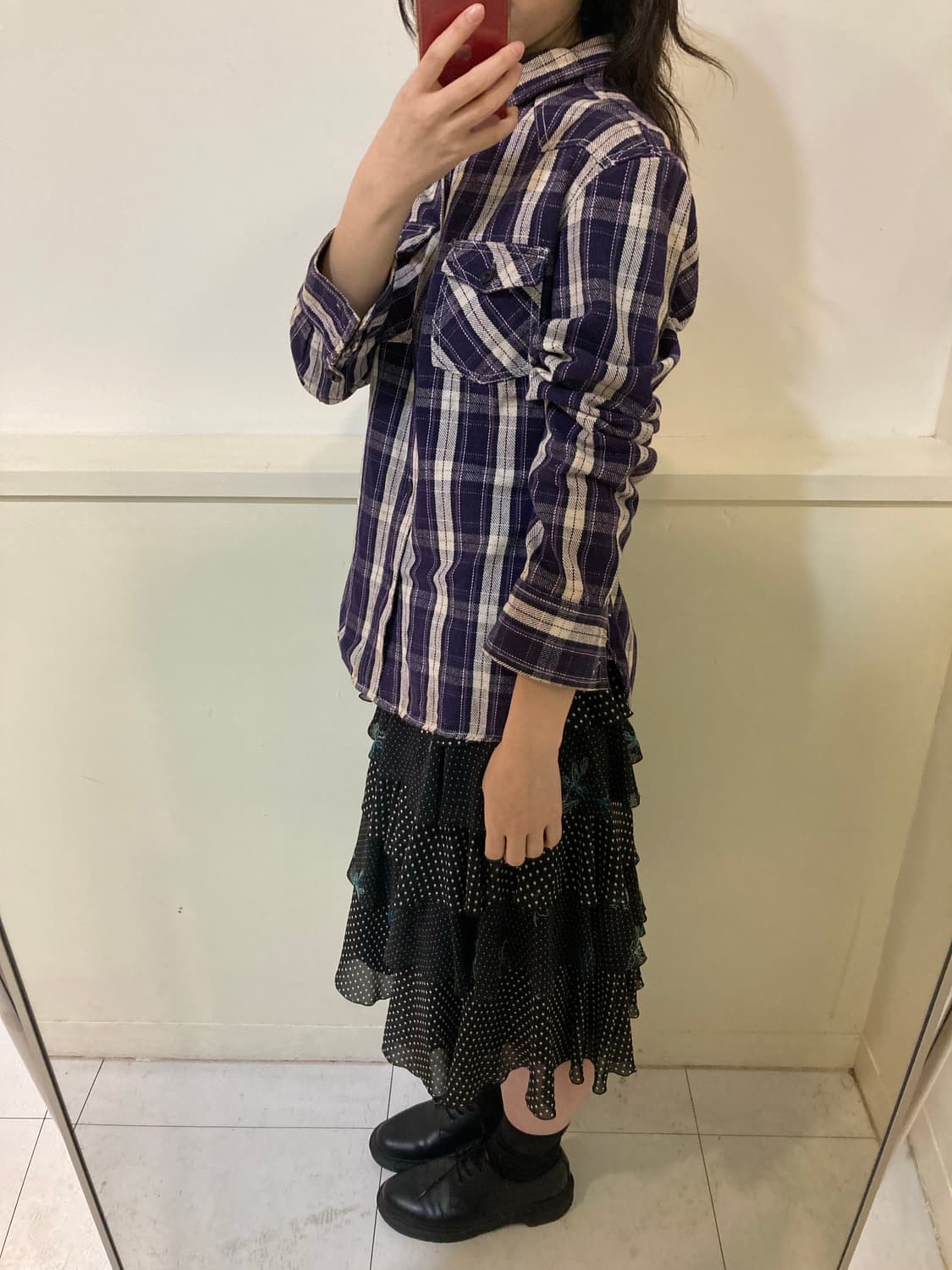 USA 웨스턴 체크 셔츠 상품이미지10